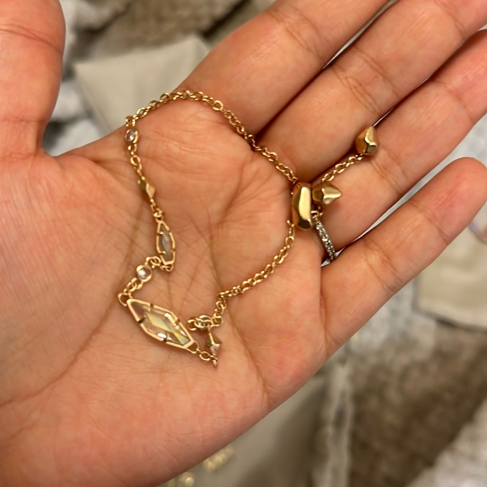 Kendra Scott rose gold bracelet